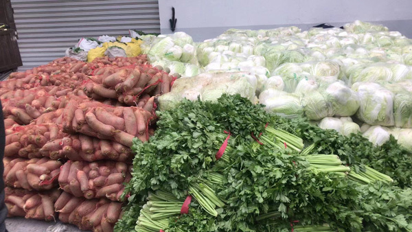 TENTE GROUP has done charity---Buying 40 Ton vegetable to help farmers